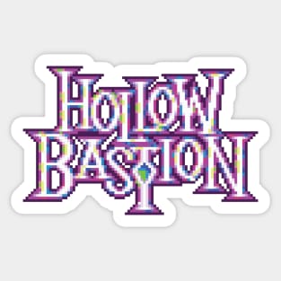 Hollow Bastion Logo Pixel Art Sticker